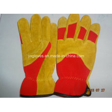 Guante de cuero-Guante de trabajo-Guante mecánico-Guantes-Guante industrial-Guante industrial-Guante barato